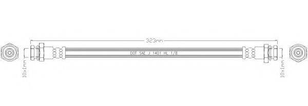 REMKAFLEX 3372 Тормозной шланг