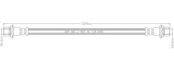 REMKAFLEX 3417 Тормозной шланг