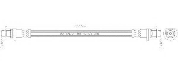 REMKAFLEX 3515 Тормозной шланг