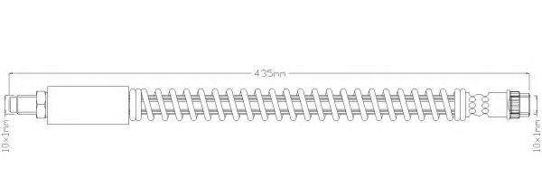 REMKAFLEX 3658 Тормозной шланг