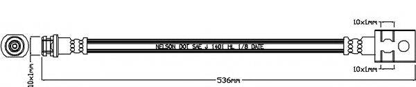 REMKAFLEX 4024 Тормозной шланг