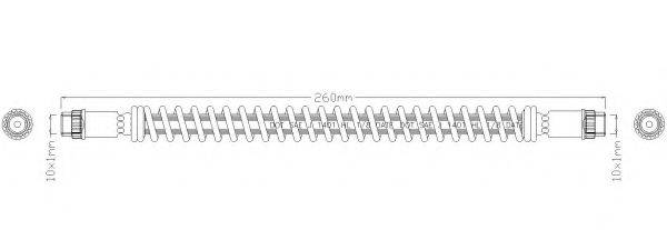 REMKAFLEX 4209 Тормозной шланг