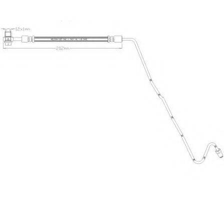 REMKAFLEX 4225 Тормозной шланг