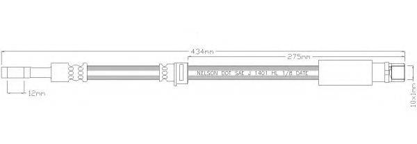 REMKAFLEX 4240 Тормозной шланг