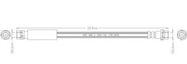 REMKAFLEX 4547 Тормозной шланг