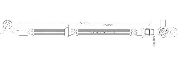 REMKAFLEX 4756 Тормозной шланг