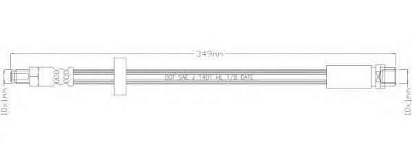 REMKAFLEX 4968 Тормозной шланг