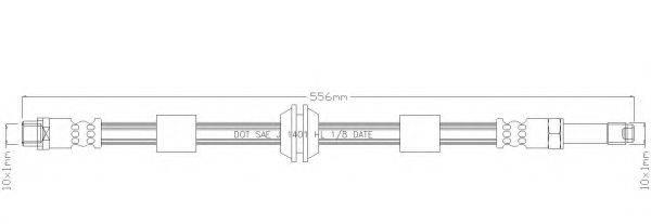 REMKAFLEX 4980 Тормозной шланг