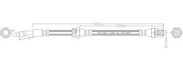 REMKAFLEX 5105 Тормозной шланг