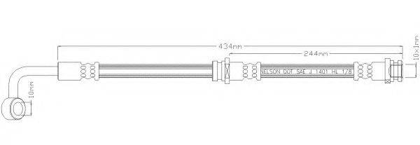 REMKAFLEX 5157 Тормозной шланг