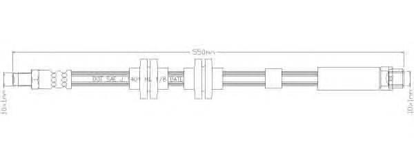 REMKAFLEX 5352 Тормозной шланг