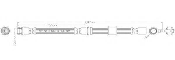 REMKAFLEX 5758 Тормозной шланг