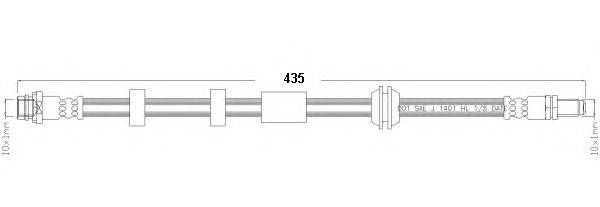 REMKAFLEX 5807 Тормозной шланг