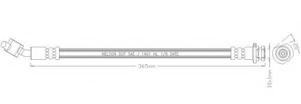 REMKAFLEX 5815 Тормозной шланг