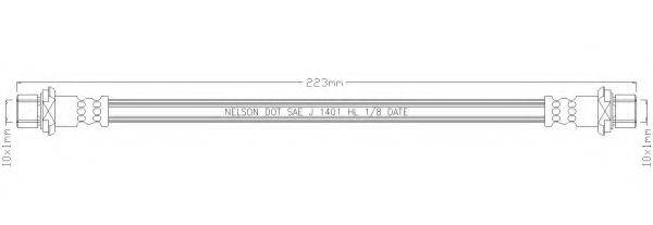 REMKAFLEX 5876 Тормозной шланг