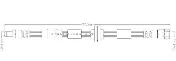 REMKAFLEX 6006 Тормозной шланг