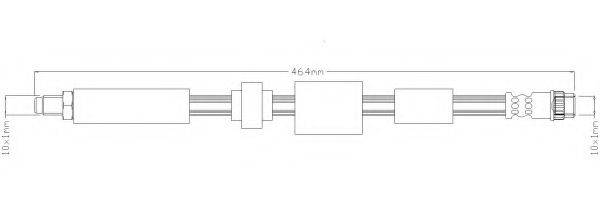 REMKAFLEX 6034 Тормозной шланг