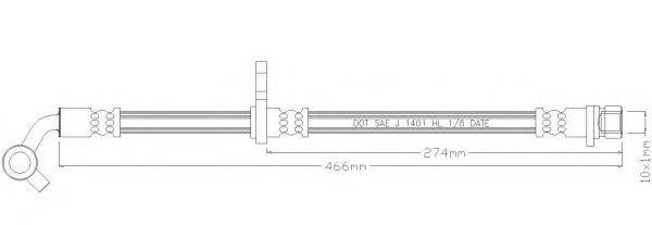 REMKAFLEX 6113 Тормозной шланг