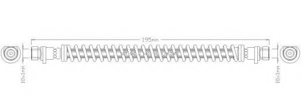 REMKAFLEX 6218 Тормозной шланг