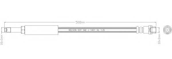 REMKAFLEX 6482 Тормозной шланг