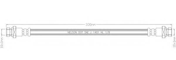 REMKAFLEX 6699 Тормозной шланг