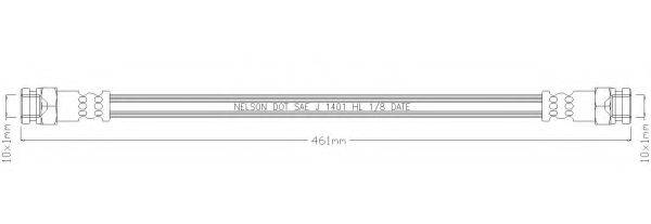 REMKAFLEX 6750 Тормозной шланг