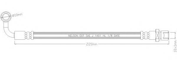 REMKAFLEX 7063 Тормозной шланг