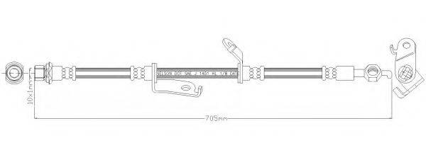 REMKAFLEX 7100 Тормозной шланг