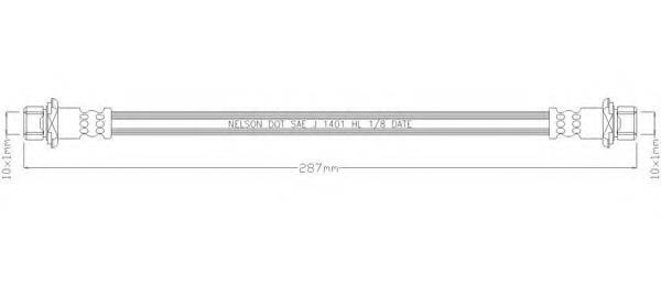 REMKAFLEX 7290 Тормозной шланг