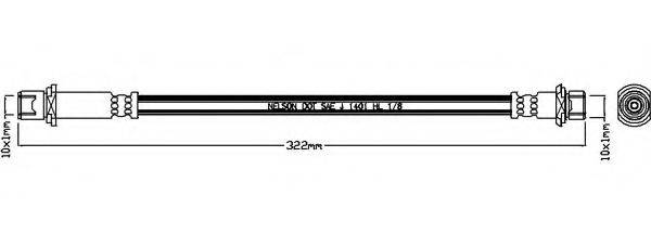 REMKAFLEX 7353 Тормозной шланг