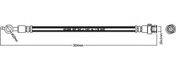 REMKAFLEX 7399 Тормозной шланг