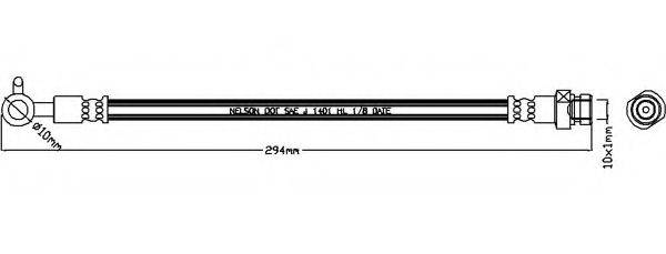 REMKAFLEX 7401 Тормозной шланг