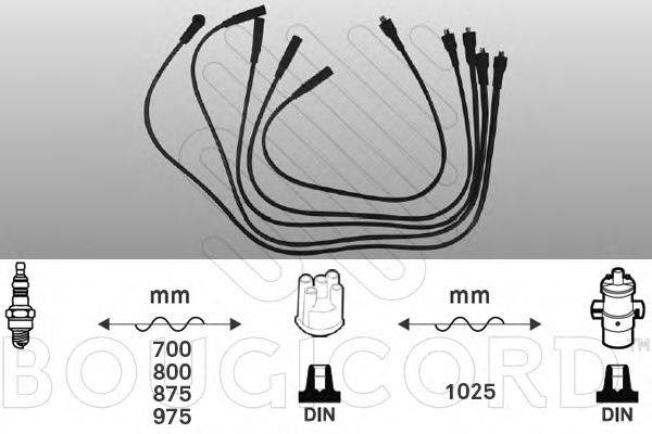 BOUGICORD 2445 Комплект проводов зажигания