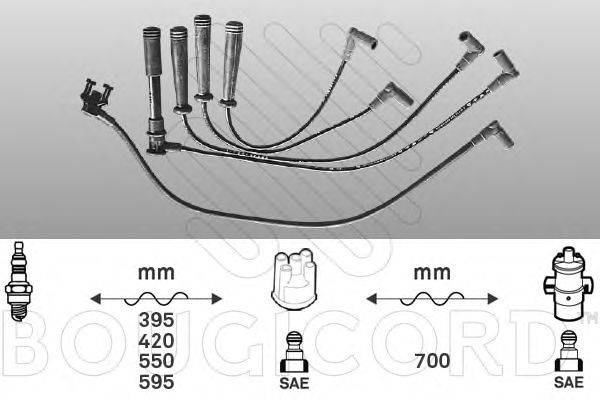 BOUGICORD 2496 Комплект проводов зажигания