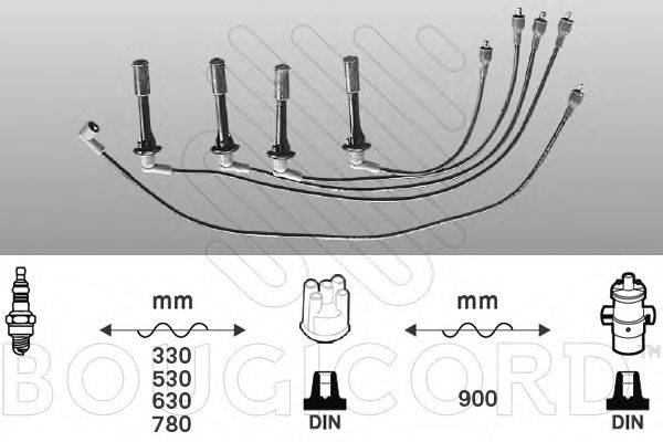 BOUGICORD 3395 Комплект проводов зажигания