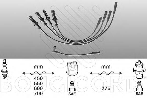 BOUGICORD 3398 Комплект проводов зажигания