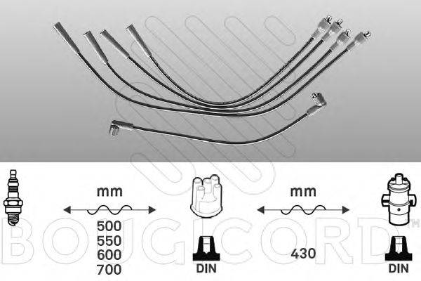 BOUGICORD 4007 Комплект проводов зажигания