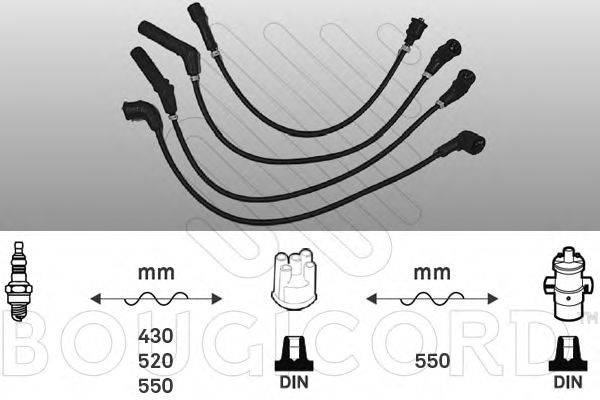 BOUGICORD 4015 Комплект проводов зажигания