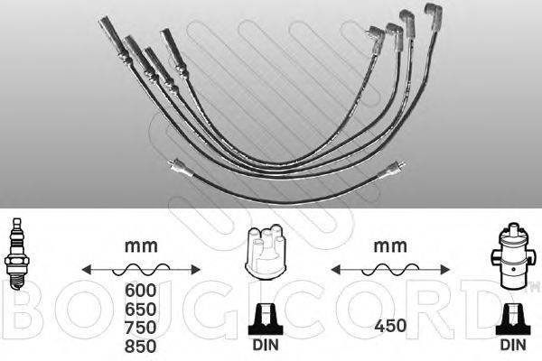 BOUGICORD 4027 Комплект проводов зажигания