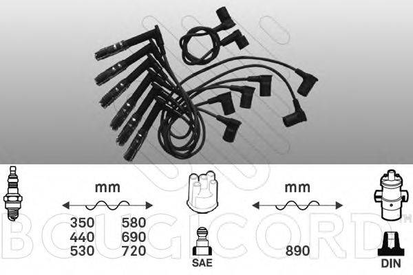 BOUGICORD 9514 Комплект проводов зажигания