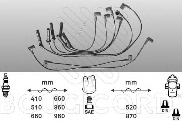 BOUGICORD 4111 Комплект проводов зажигания