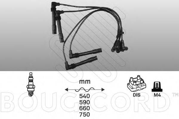 BOUGICORD 4195 Комплект проводов зажигания