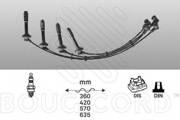 BOUGICORD 6102 Комплект проводов зажигания