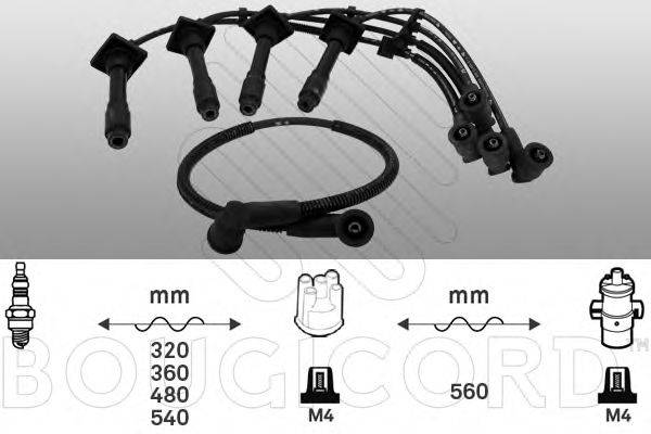 BOUGICORD 6307 Комплект проводов зажигания