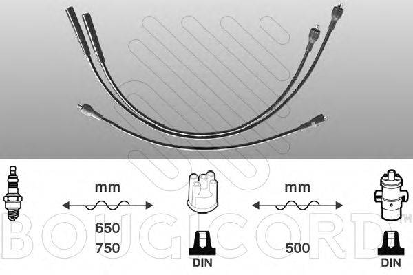BOUGICORD 7114 Комплект проводов зажигания
