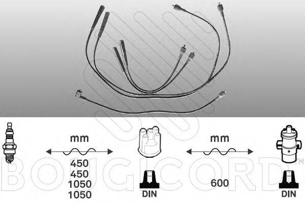 BOUGICORD 7140 Комплект проводов зажигания