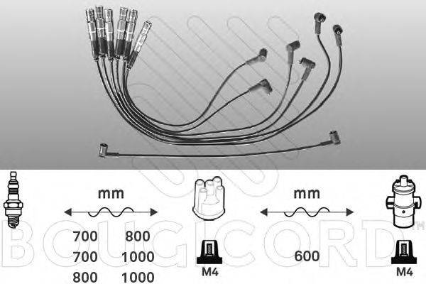 BOUGICORD 7153 Комплект проводов зажигания