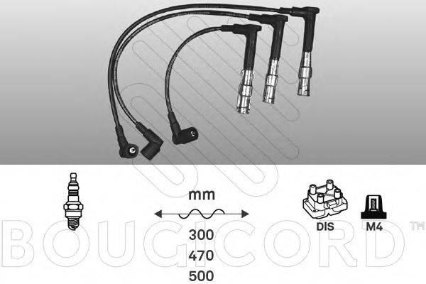 BOUGICORD 7222 Комплект проводов зажигания