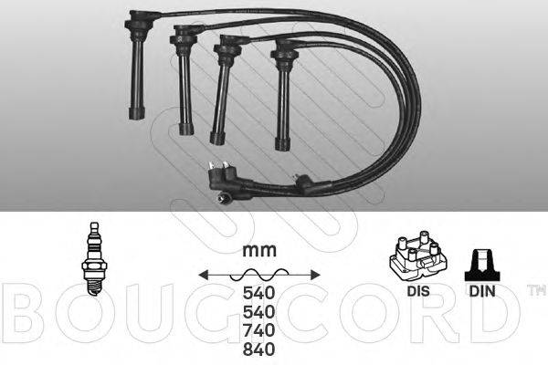 BOUGICORD 7237 Комплект проводов зажигания