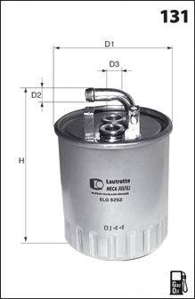 MECAFILTER ELG5252 Топливный фильтр